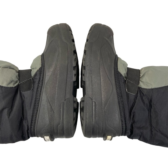 Columbia Kids Size 2 Powderbig Gray Black Orange Winter Snow Boots - Picture 5 of 7